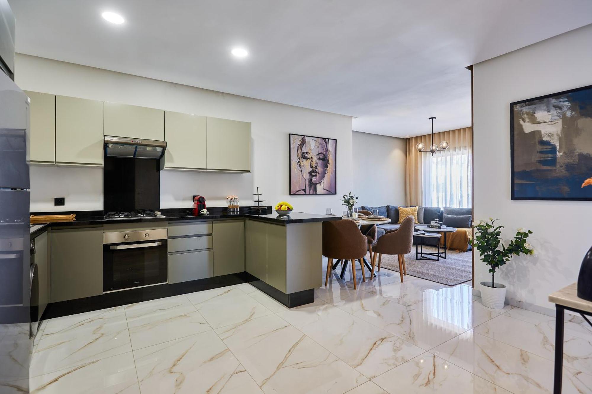 Sleek And Modern 2-Bed Unit In Downtown Casa Apartment Casablanca Ngoại thất bức ảnh
