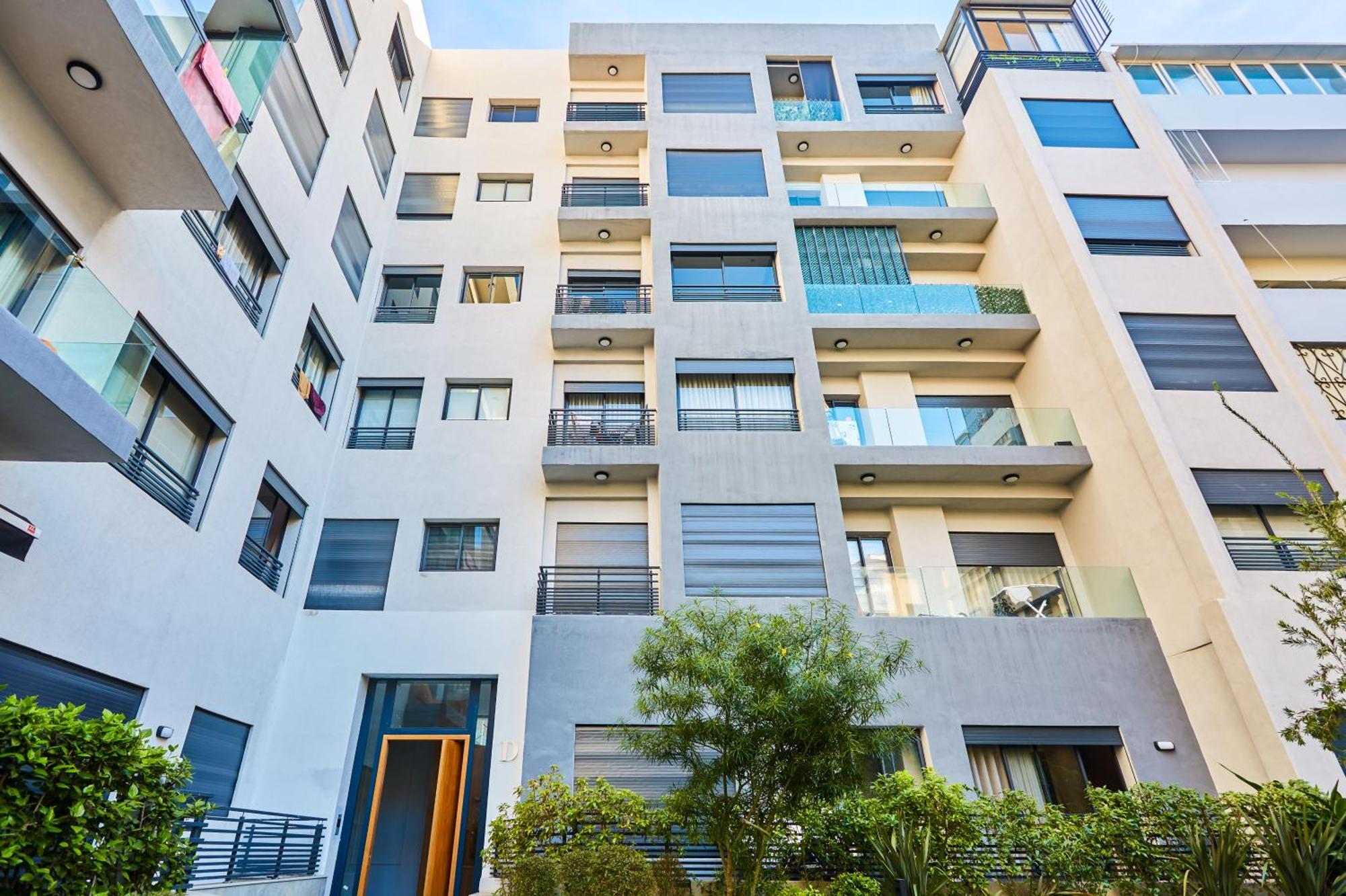 Sleek And Modern 2-Bed Unit In Downtown Casa Apartment Casablanca Ngoại thất bức ảnh